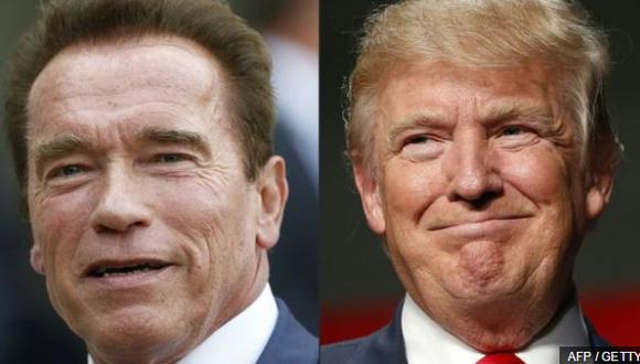 Arnold Schwarzenegger a Donald Trump: “Por qué no intercambiamos puestos?”. (AFP/GETTY)