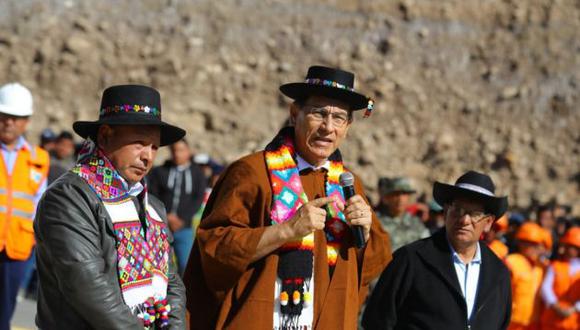 Presidente Vizcarra realizó visita de trabajo a Huancavelica
