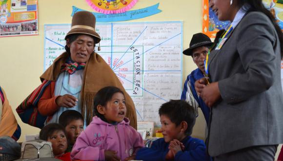El quechua como  idioma oficial. (Foto: Minedu)