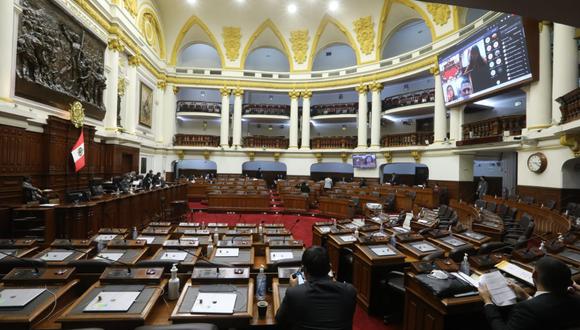 La Comisión Permanente del Parlamento quedó instalada este martes 17 para el periodo anual de sesiones 2021-2022. (Foto: Congreso)