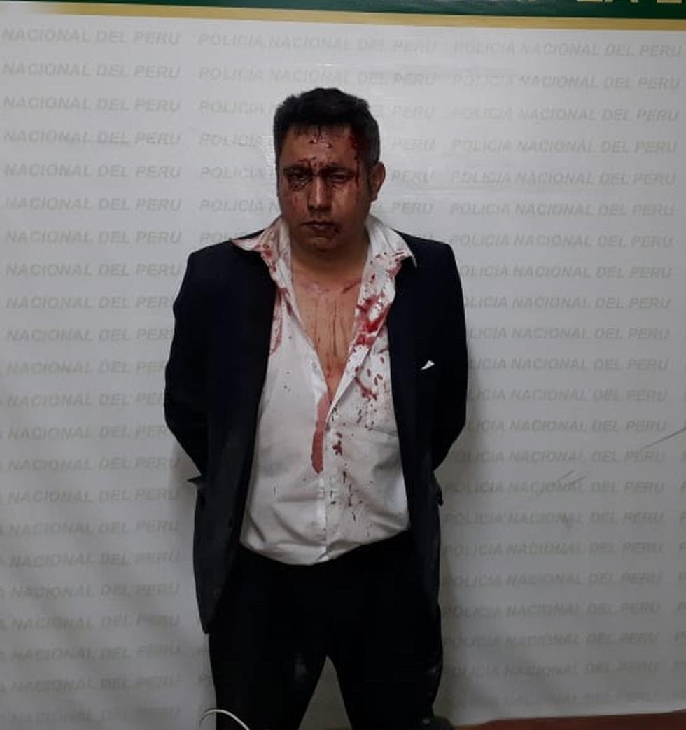 Comerciantes golpean a sujeto que asesinó a ex pareja tras capturarlo en el Callao. (Difusión)