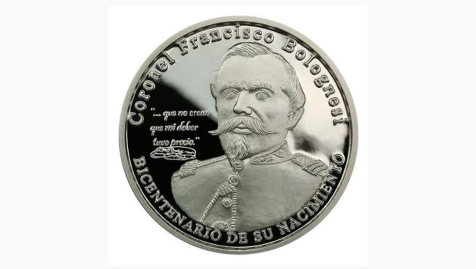 Bicentenario del Nacimiento del coronel Francisco Bolognesi. S/. 117