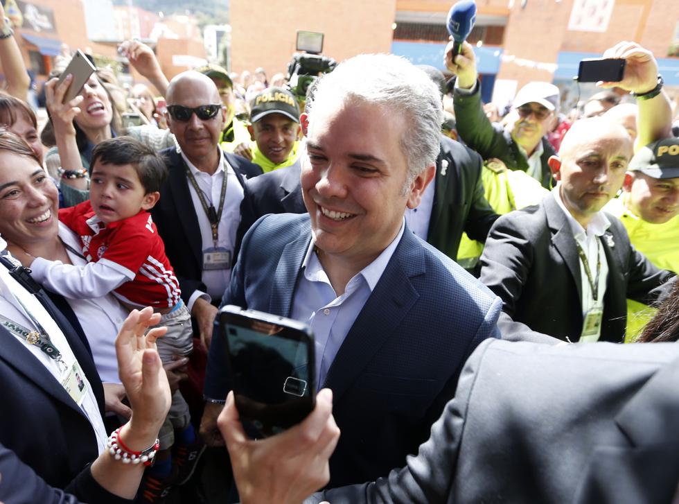 Derechista Iván Duque se convierte en el nuevo presidente de Colombia. (Reuters)