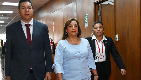 La presidenta Dina Boluarte acudió a declarar a la Fiscalía. (Foto referencial: Ministerio Público)