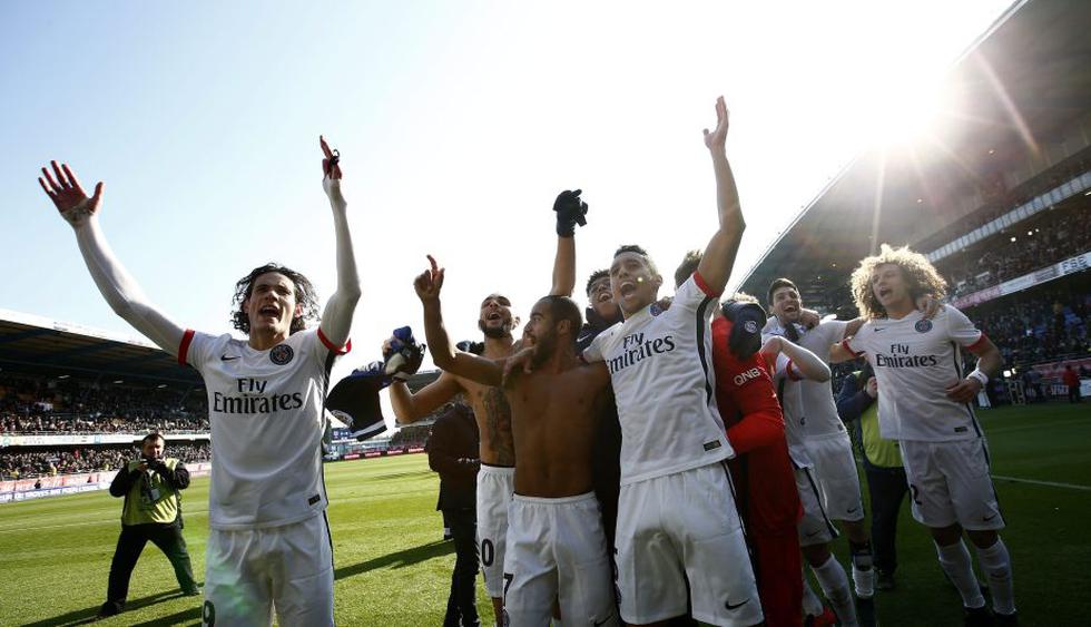 Paris Saint Germain se consagró campeón a falta de ocho fechas para el fin del campeonato. (EFE)