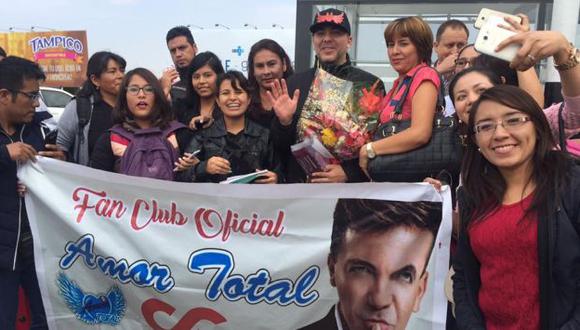 Cristian Castro tuvo una calurosa bienvenida en Arequipa. (Difusión)