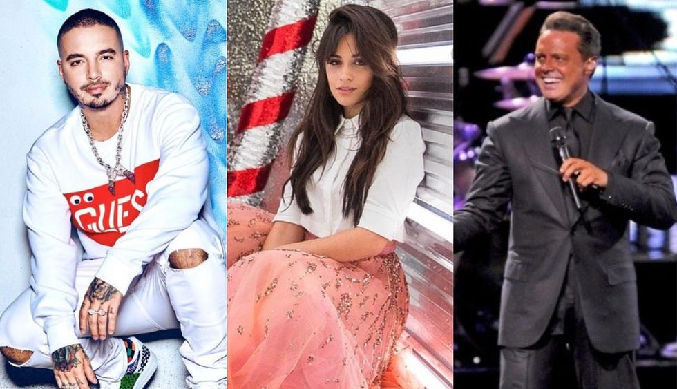 J Balvin, Camila Cabello y Luis Miguel tendrán una importante participación en los Grammy 2019. (Foto: Composición)
