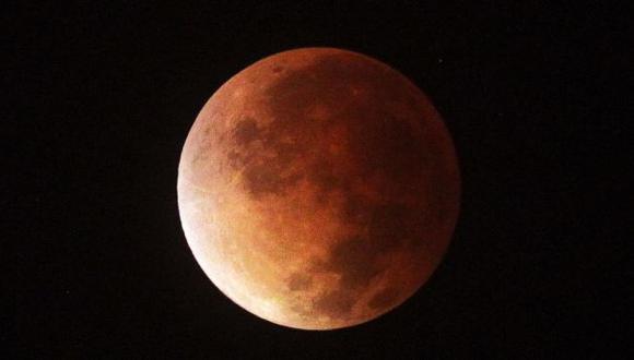 El eclipse lunar se podrá ver en todo el mundo. (EFE)