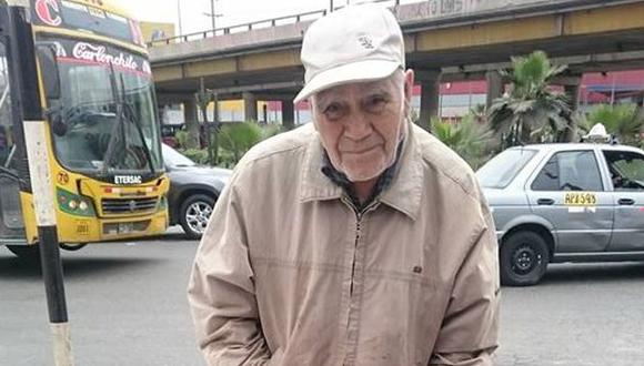 Identificado como Martín, este señor de 83 años aún trabaja en las calles de Lima. (Jose Plasencia)