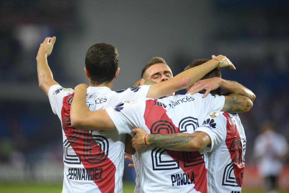 River Plate venció por la mínima diferencia a Emelec en la fecha previa del grupo D de la Copa Libertadores. (EFE)