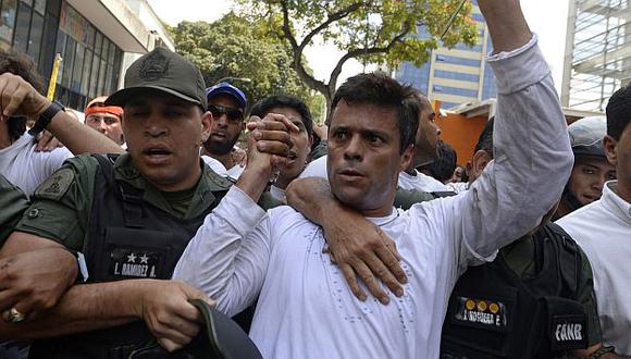 Leopoldo López está en huelga de hambre desde hace 26 días. (AFP)