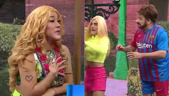 "JB en ATV" parodio la polémica entre Shakira, Gerard Piqué y su nueva pareja Clara Chía Mari. (Foto: Captura de video)