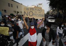 Heridos, detenidos, ternas infiltrados y represión: Así fue la primera marcha nacional contra Manuel Merino [FOTOS Y VIDEO]