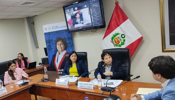 La congresista Susel Paredes. (Foto: Motorola G100)