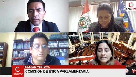 La Comisión de Ética sesionará en forma virtual mañana a partir de las 4 de la tarde. (Foto: Congreso TV)