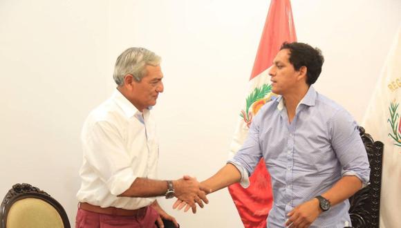 Elidio Espinoza y Luis Valdez en un nuevo enfrentamiento.