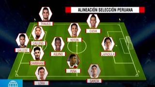 Selección peruana: Mira la alineación blanquiroja que chocará ante Argentina
