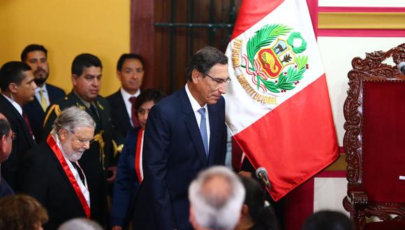El presidente Vizcarra aseguró que se mantiene al margen del proceso electoral (Hugo Curotto/ GEC).