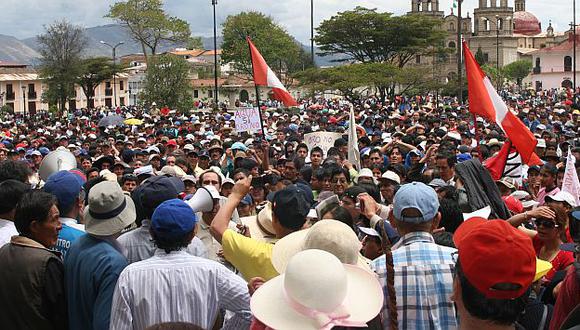 La convulsión social que se mantiene en Cajamarca asfixia a esta región. (Perú21)