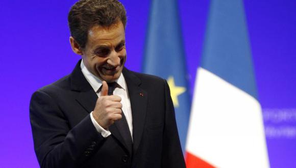 Sarkozy es el segundo candidato más votado. (AP)