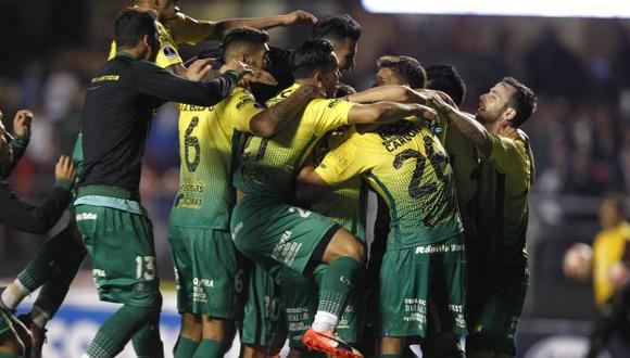 Defensa y Justicia clasificó a la siguiente ronda de la Copa Sudamericana gracias a su gol de visitante en el Morumbí ante Sao Paulo. (EFE)