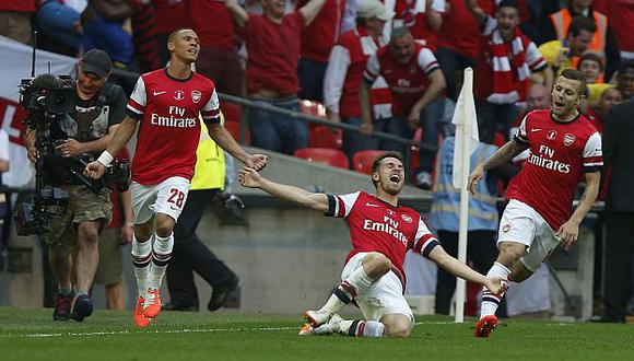 Arsenal conquistó la Copa de Inglaterra. (AP)