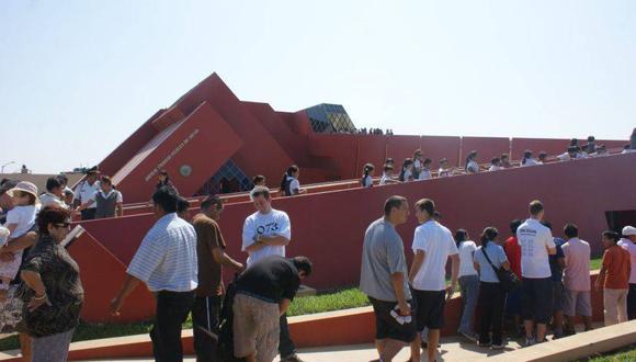 Museo Tumbas Reales de Sipán en sus buenos tiempos. Por ahora, en Fiestas Patrias solo habrá turismo interno. (Foto: Andina)