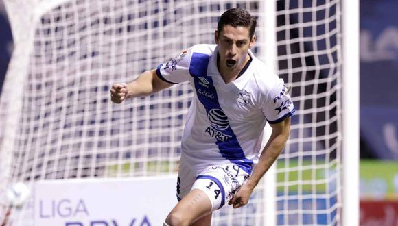 Santiago Ormeño es jugador de Puebla desde esta temporada. (Foto: EFE)
