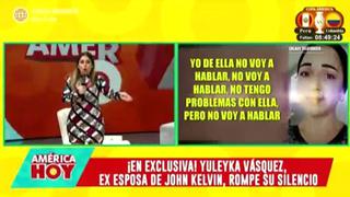 Ethel Pozo rechaza mensaje de apoyo de Yuleika Vásquez a John Kelvin