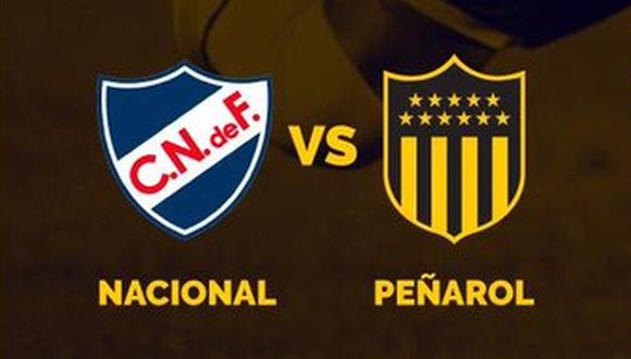 Nacional vs. Peñarol se miden en el Campeonato Uruguayo. (Foto: @OficialCAP)