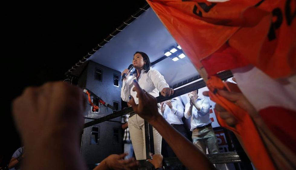 Keiko Fujimori espera que en la segunda vuelta primen las propuestas e ideas. (Anthony Niño de Guzmán/Perú21)