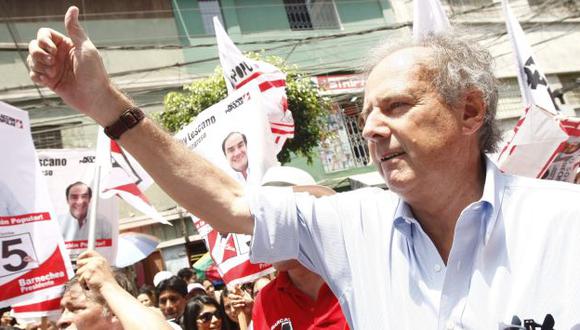 Alfredo Barnechea sube en las encuestas y ahora se ubica en el cuarto lugar de las preferencias. (Perú21)