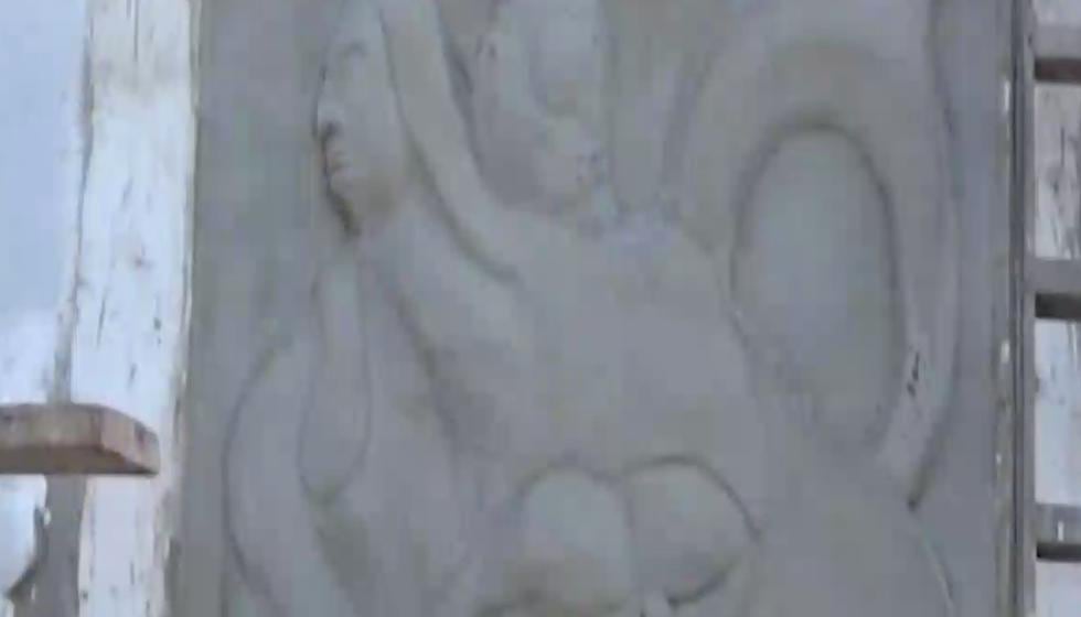 Representación en mural de los huacos eróticos de la cultura Mochica. (Foto: Captura vídeo)