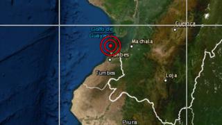 Tumbes: sismo de magnitud 4,1 se reportó en Tumbes, señala IGP