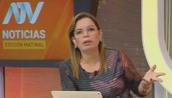 Leiva se despide de casa televisora tras dos años al frente de noticiero matutino. (Captura de TV)