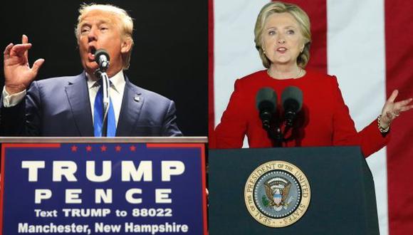 Estados Unidos: Donald Trump y Hillary Clinton se juegan sus últimas cartas a un día de las elecciones. (AFP)