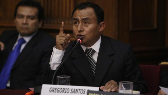 Algunos congresistas piden incluso prisión para Gregorio Santos. (Rafael Cornejo)