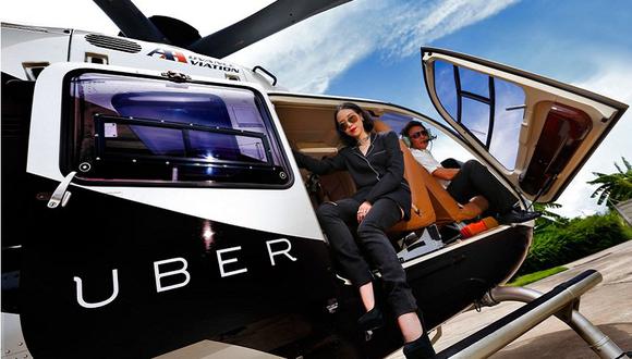 Brasil: Uber ofrece en Sao Paulo servicio de transporte en helicóptero. (Difusión)