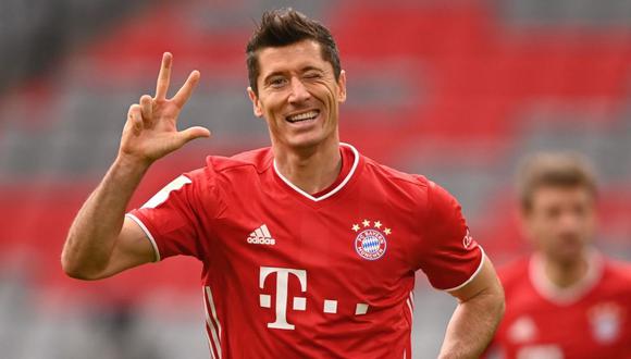 Robert Lewandowski tiene contrato con el Bayern Munich hasta mediados de 2023. (Foto: Agencias)