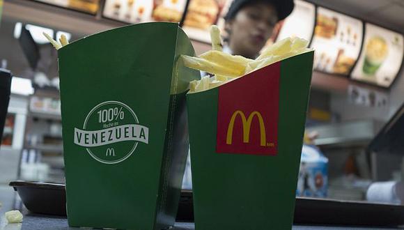 McDonald’s ofrece yucas fritas en vez de papas fritas. (Reuters)