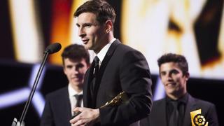 Lionel Messi se llevó el galardón al mejor jugador de la temporada 2014-15 en los Premios de la Liga Española