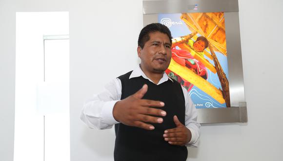 Walter Aduviri, gobernador regional de Puno. (Foto: Rolly Reyna)