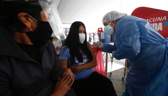 Más de 20 millones de peruanos ya fueron inmunizados con una dosis. (Foto: Juan Ponce Valenzuela@photo.gec)