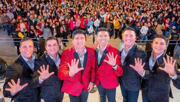 Grupo 5 se presentó en Santiago de Chile y 30 mil peruanos bailaron al ritmo de sus canciones. (Foto: Instagram)