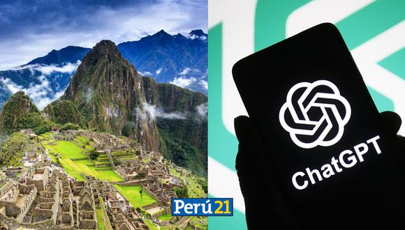 ChatGPT ponderó a Machu Picchu como un lugar imperdible en todo el mundo. Foto: Composición