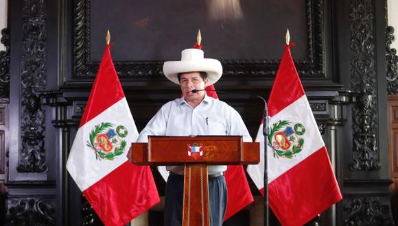 Pedro Castillo anuncia cambio de Gabinete Ministerial el pasado lunes 31 de enero. Foto: Presidencia
