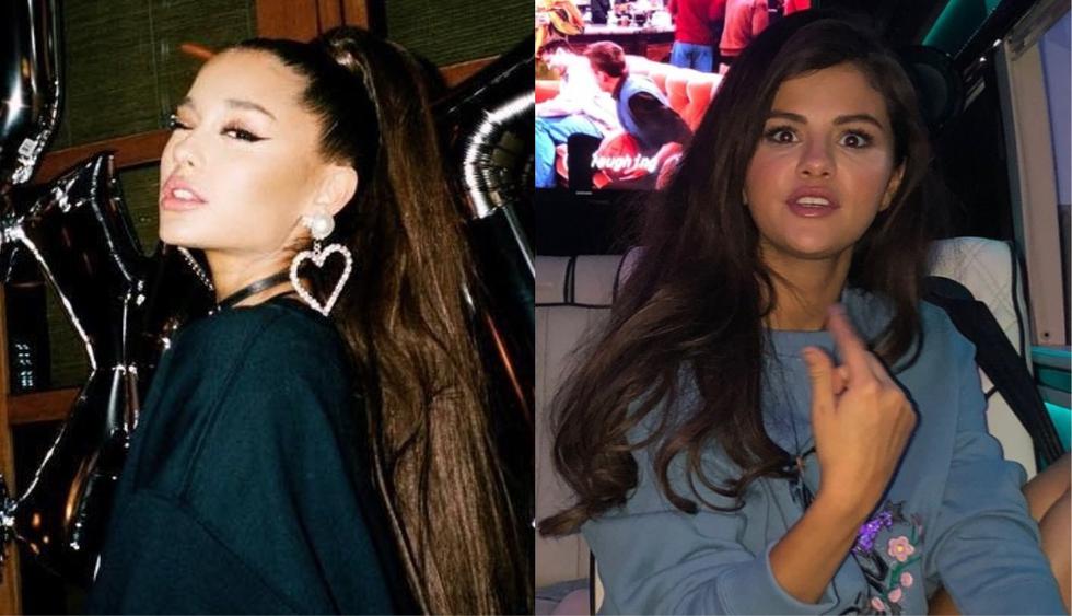 Ariana Grande superó a Selena Gomez como la artistas femenina con más seguidores en Instagram. (Foto: Composición/Instagram)