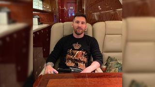 Lionel Messi compartió en Instagram su viaje hacia Ezeiza para unirse a la selección argentina