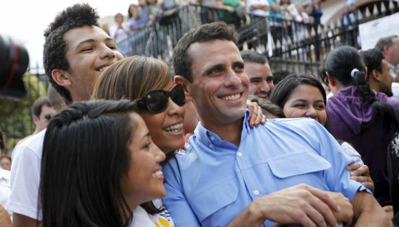 AFIANZADO. Capriles sabe que la victoria apuntala una eventual candidatura presidencial en 2013. (Reuters)
