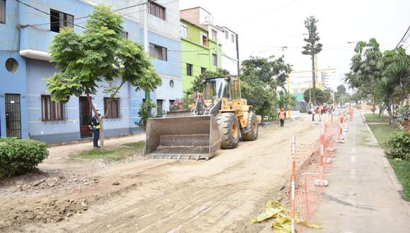La primera etapa de los trabajos en la avenida Francisco Javier Mariátegui se inició el 6 de enero. (Municipalidad de Jesús María)